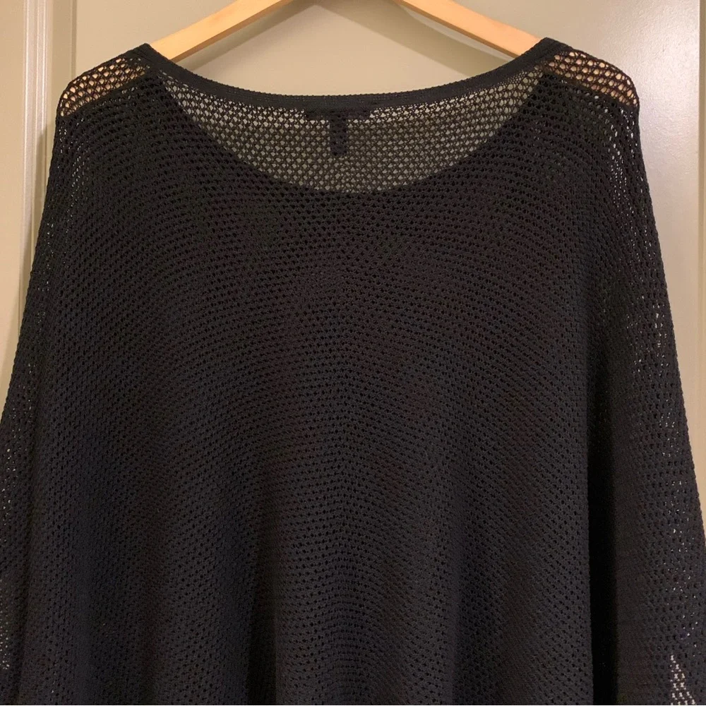 Eileen Fisher Open Stitch Organic Cotton Oversized Semi-Sheer Sweater Size XL - Picture 11 of 13